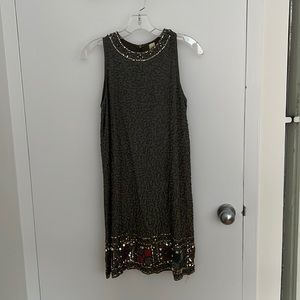 Beaded mini cocktail dress, size xs. Raga/anthropologie